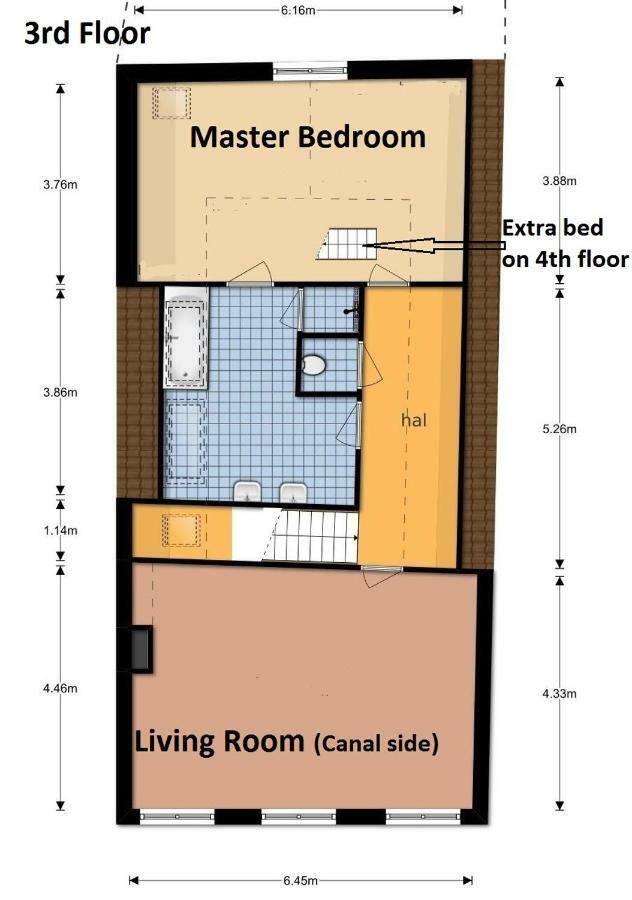 Large Historical Apartment & Canal Terrace Utrecht Bagian luar foto