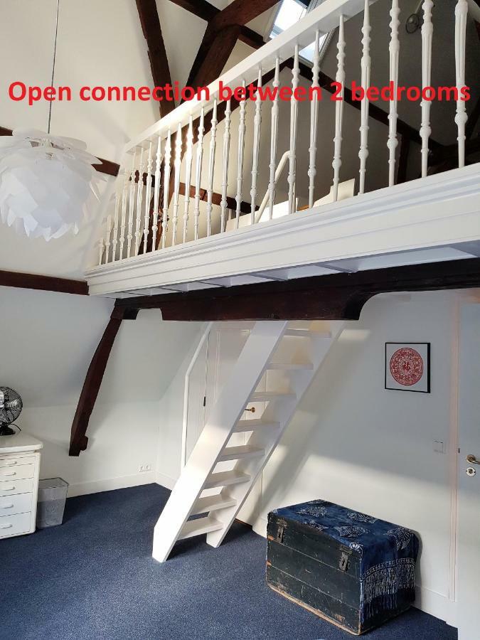 Large Historical Apartment & Canal Terrace Utrecht Bagian luar foto